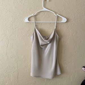 NWT SATIN COWL NECK CAMI